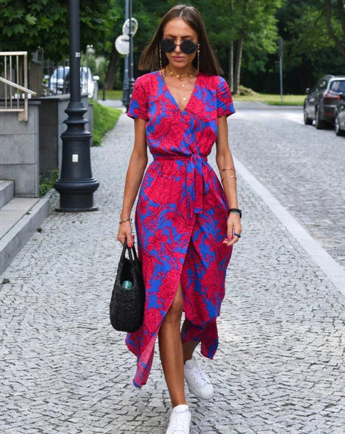 Frédérique – Robe d'été fluide à motifs floraux