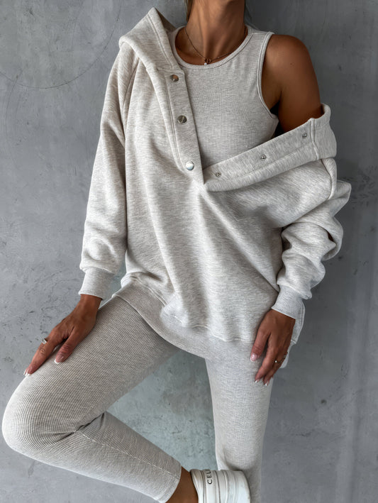 Nina - Ensemble Confort avec Sweat à Capuche Oversize