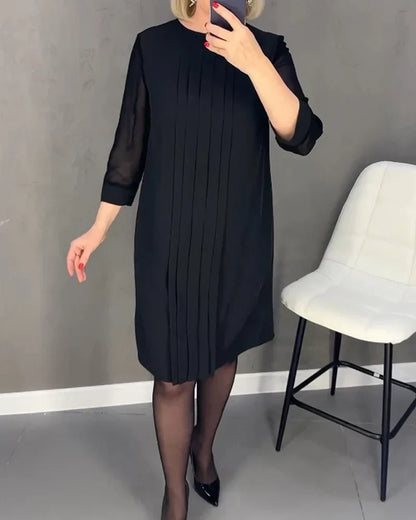 Séraphine – Élégante Robe Plissée Polyvalente