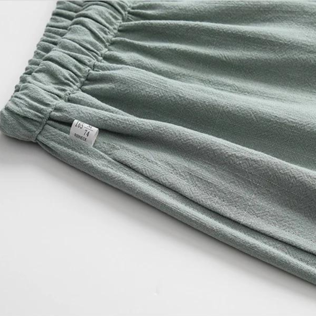 Vitoria™ | Pantalon en Lin Élégant