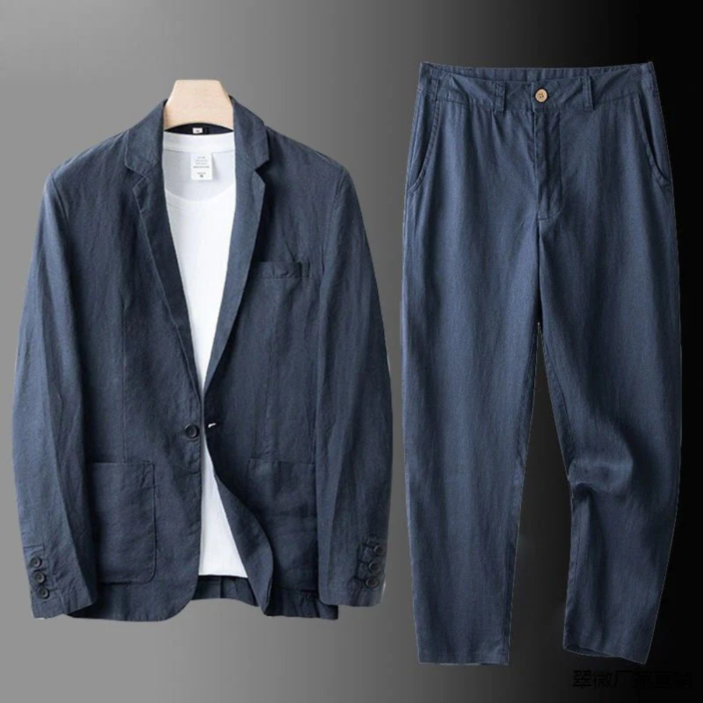 Ézéchiel – Ensemble élégant en lin pour homme