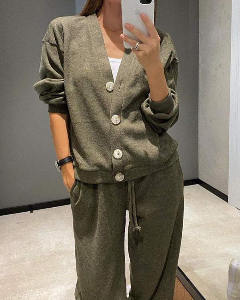 Éline - Ensemble tricoté chic et douillet
