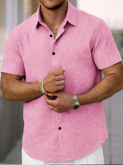 Vitoria™ | Chemise légère à manches courtes en lin mélangé