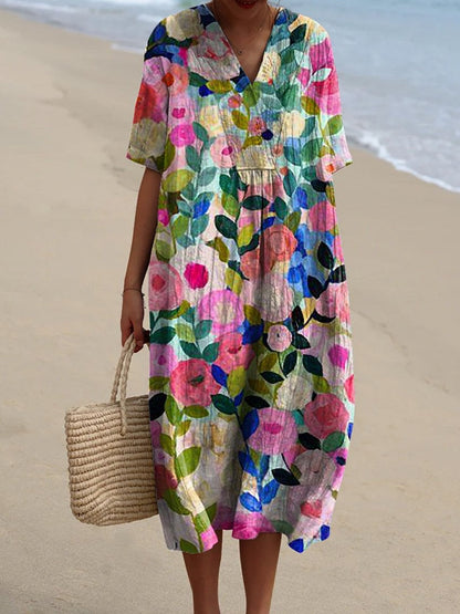 Graciela - Colorful Floral Robe