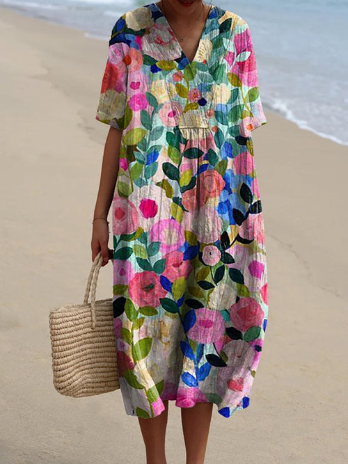 Graciela - Colorful Floral Robe