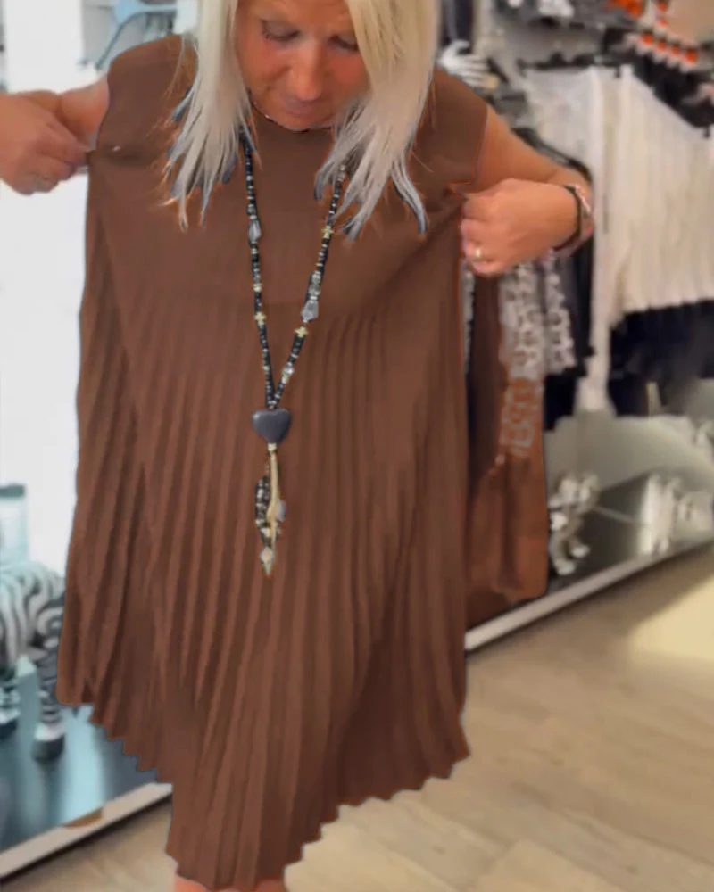 Élodie – Élégante robe plissée d'été