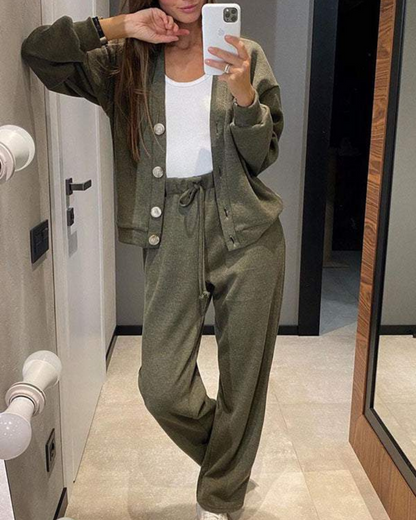 Éline - Ensemble tricoté chic et douillet