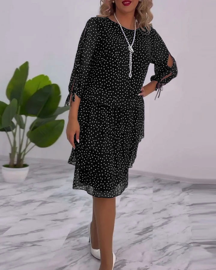 Camilia - Élégante robe à pois
