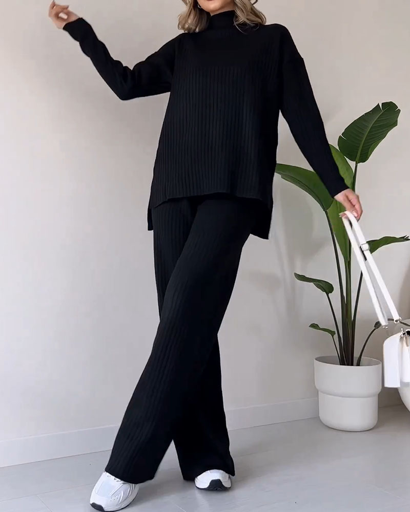 Rosette – Ensemble Chic et Décontracté en Deux Pièces