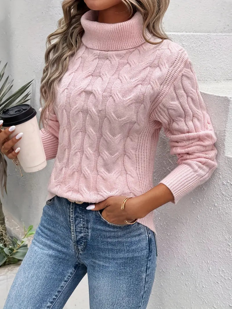 Armelle – Élégant et Confortable Pull Torsadé