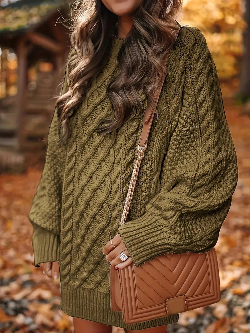 Chloé – Robe Tricotée à Torsades
