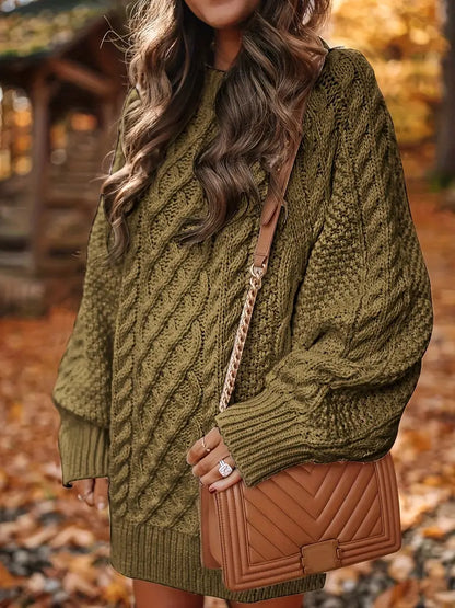 Chloé – Robe Tricotée à Torsades