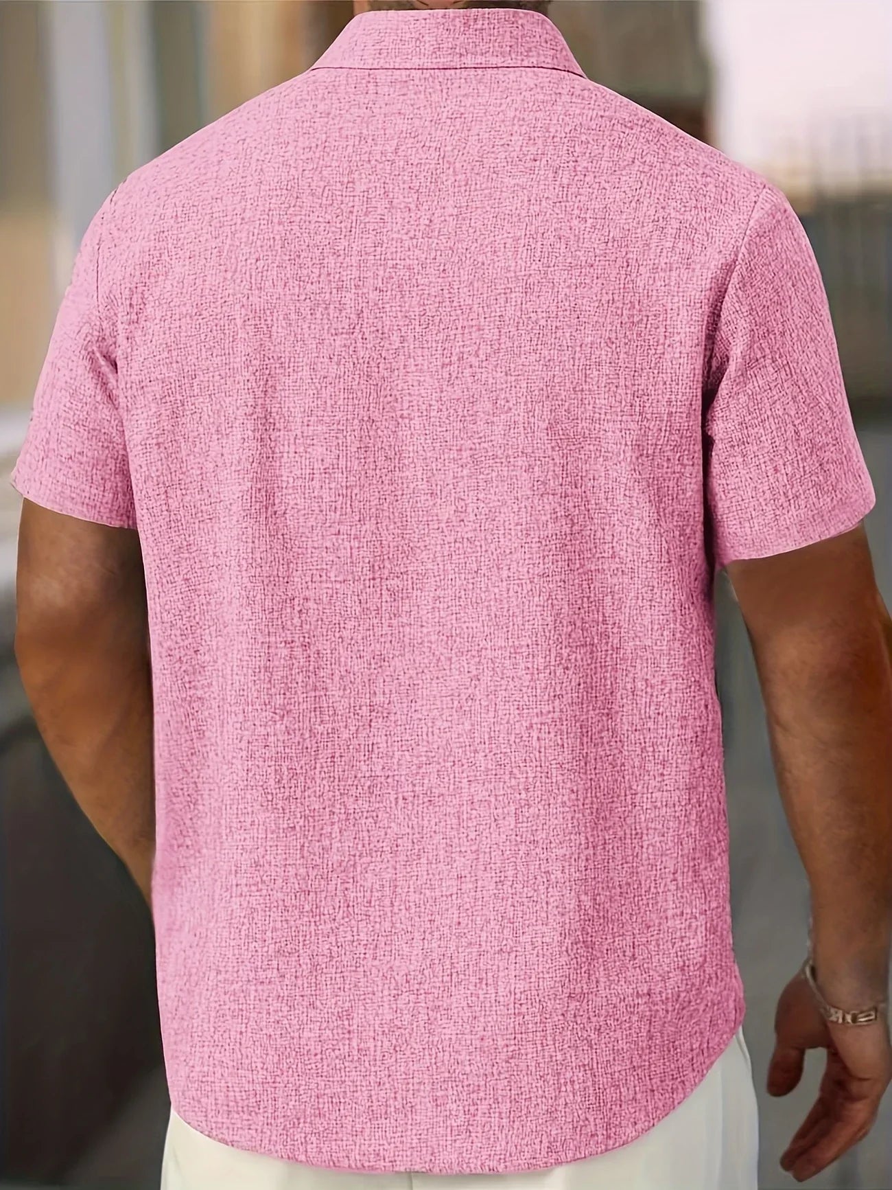Vitoria™ | Chemise légère à manches courtes en lin mélangé