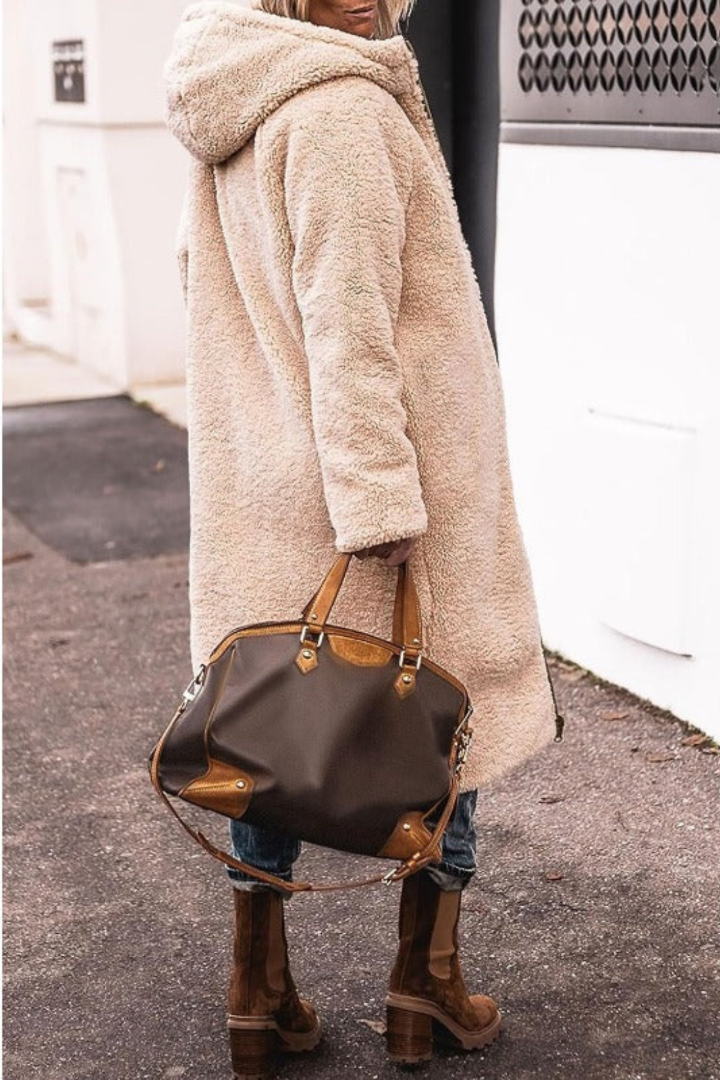 Héloïse - Manteau réversible chic et douillet