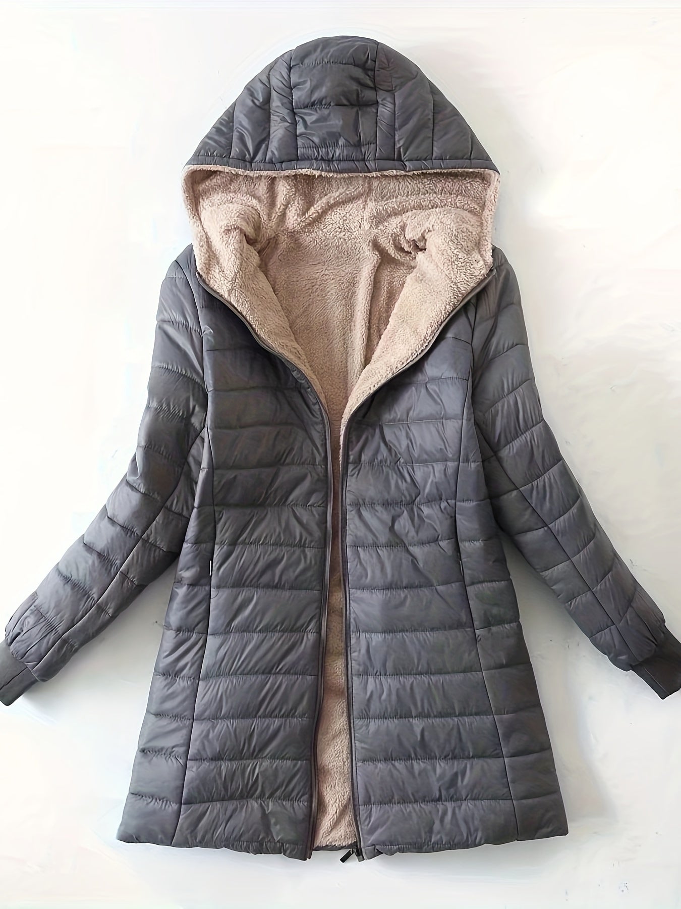 Carole - Élégante Veste Longue Imperméable