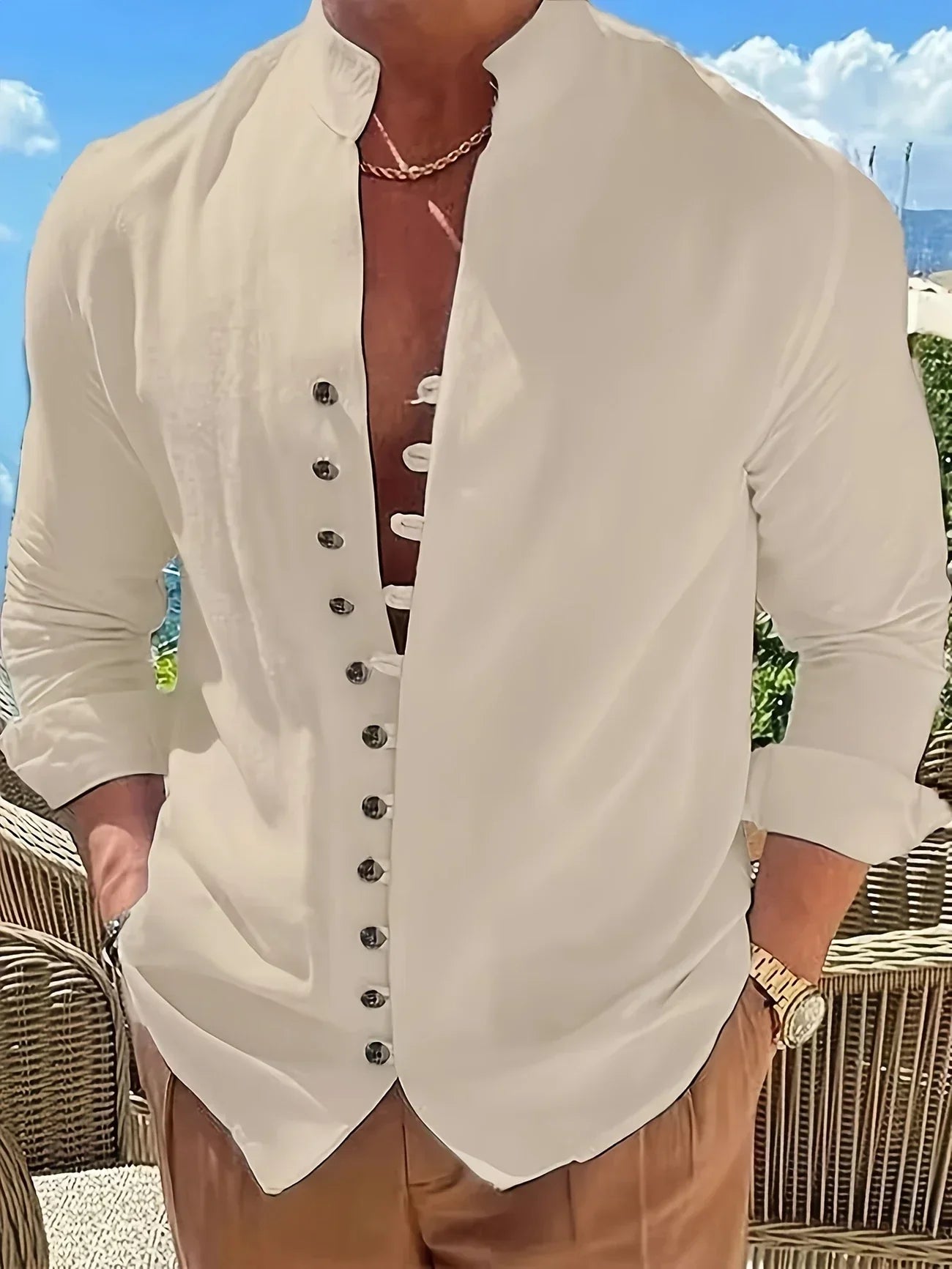 Vitoria™ | Chemise en coton légère à manches longues