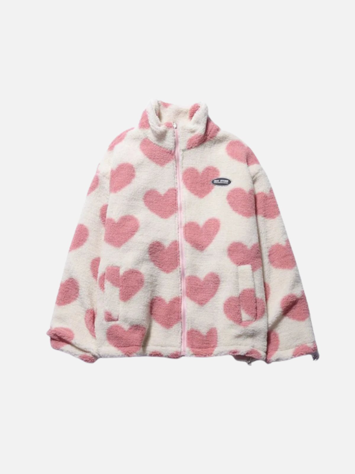 Laetitia - Veste réversible avec accents en forme de cœur