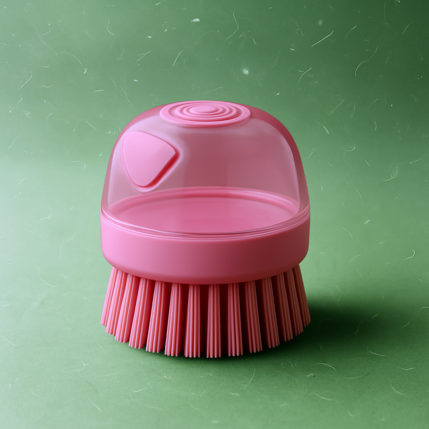 Brosse de bain pour chien/chat avec distributeur de savon