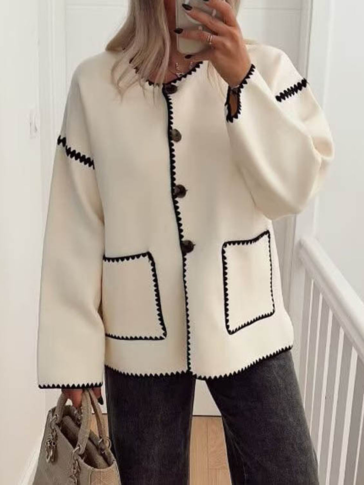 Vitoria™ | Veste à Détails Contrastés