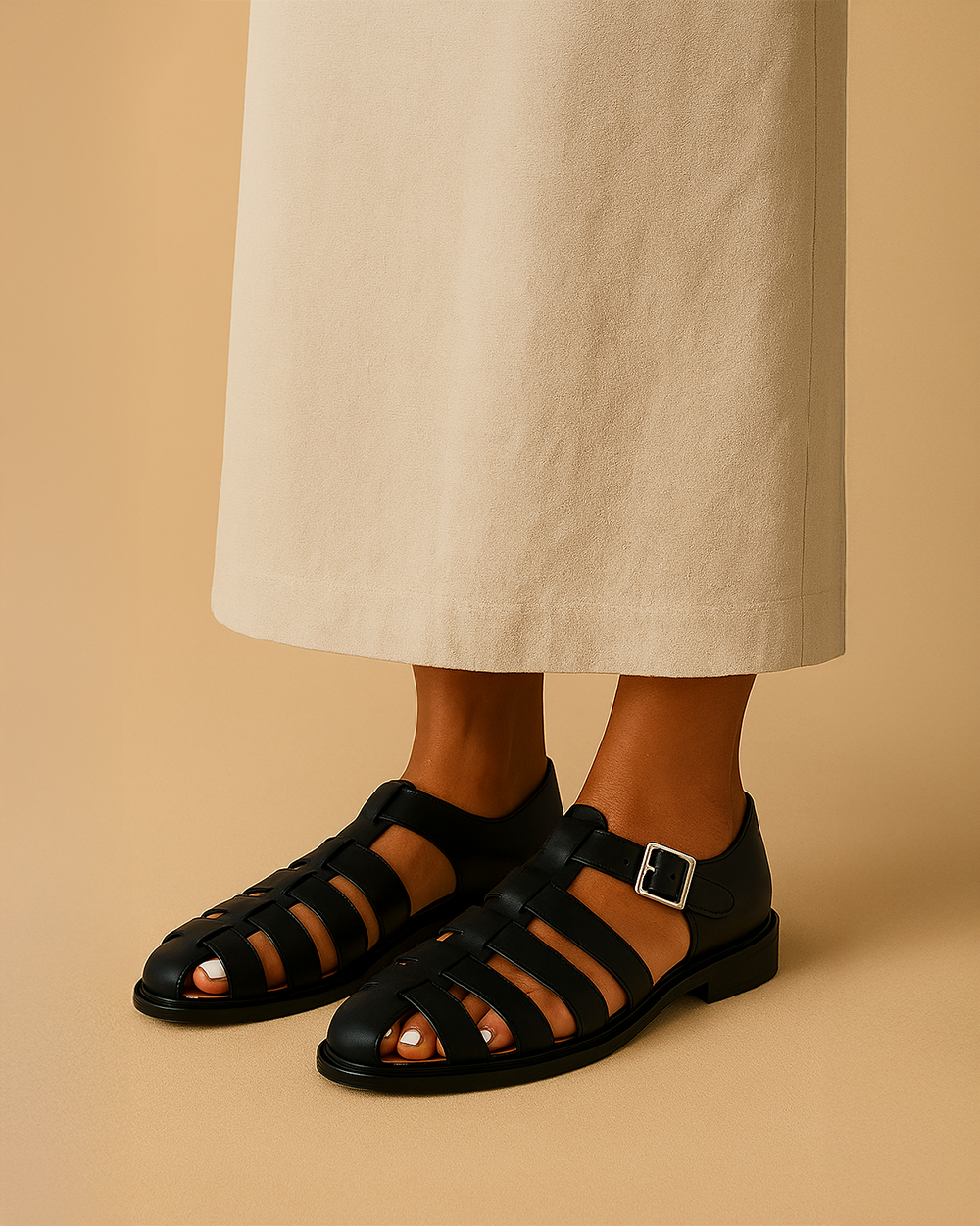 Renaud – Sandale fermée avec boucle chic