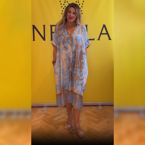 Bérénice - Élégante Robe Florale au Style Intemporel