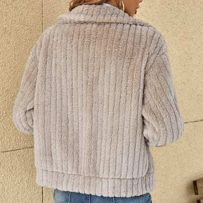 Sveva - Élégant cardigan en peluche