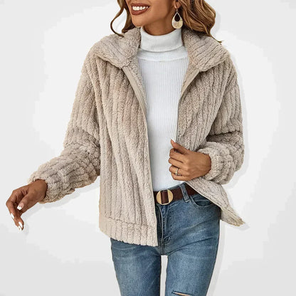 Sveva - Élégant cardigan en peluche