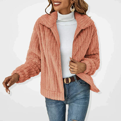 Sveva - Élégant cardigan en peluche