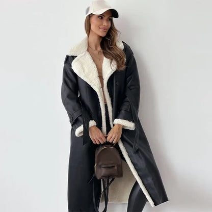 Viviane - Élégant Manteau Long à la Mode
