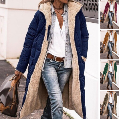 Héloïse - Manteau réversible chic et douillet