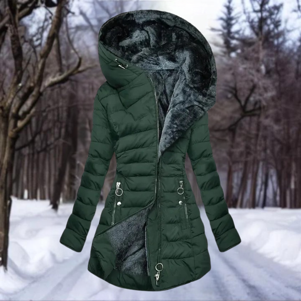 Christelle - Élégant Manteau en Peluche