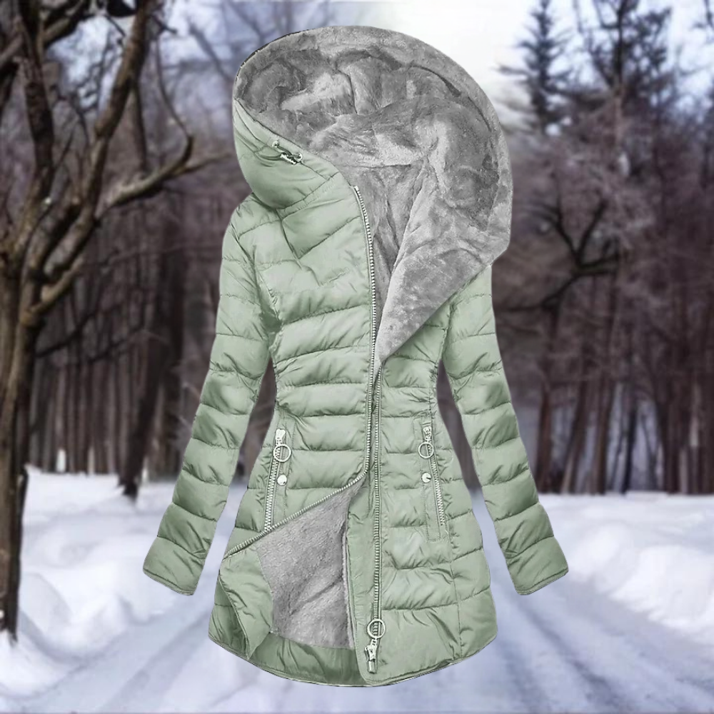 Christelle - Élégant Manteau en Peluche