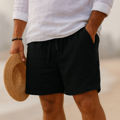 Vitoria™ | Short en lin élégant avec taille élastique