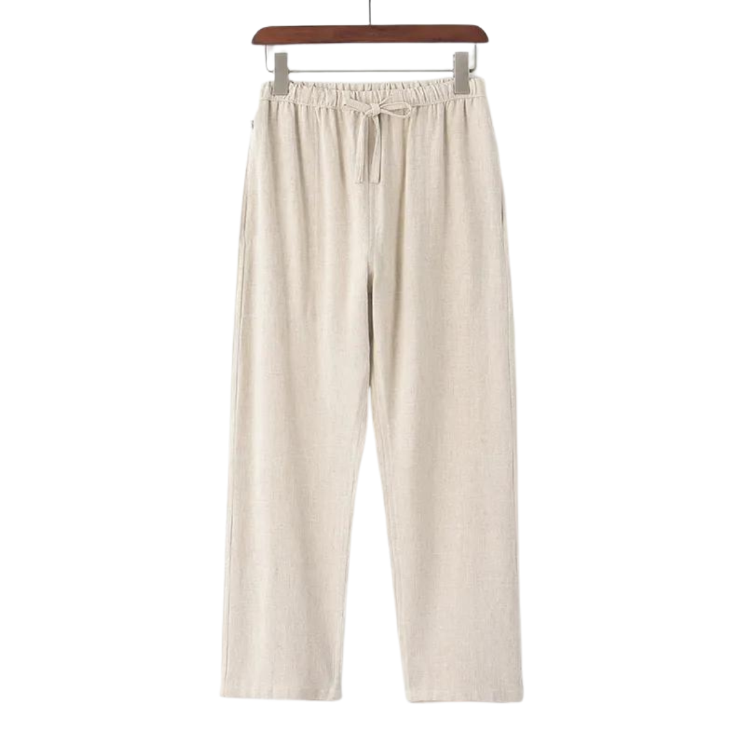 Vitoria™ | Pantalon en Lin Élégant