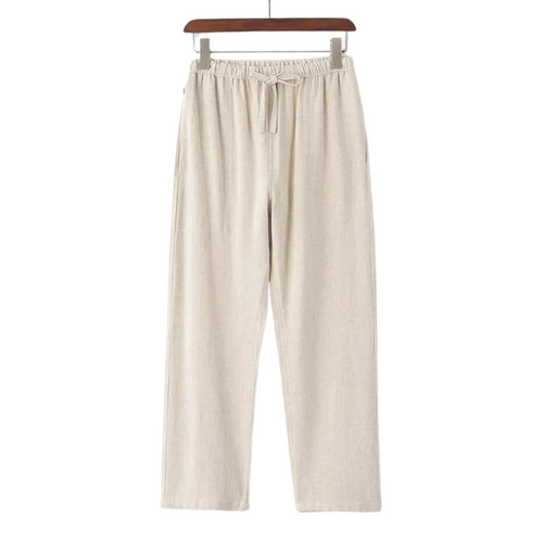 Vitoria™ | Pantalon en Lin Élégant