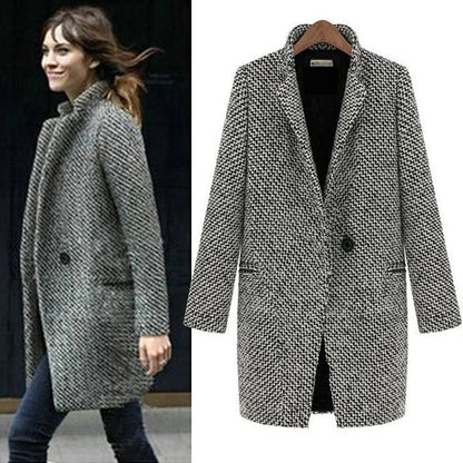 Clotilde - Élégant manteau en laine au style intemporel