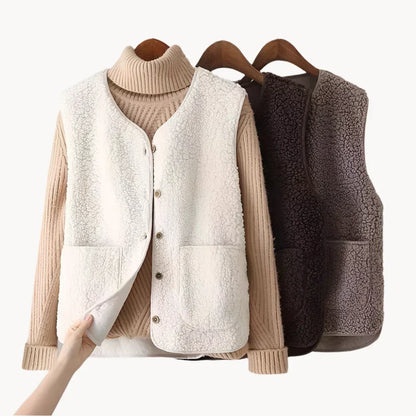 Rafaëlla – Gilet en laine élégant et polyvalent