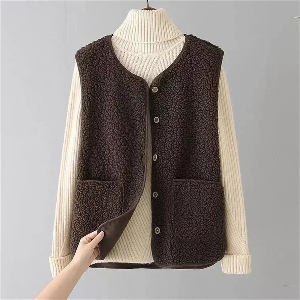 Rafaëlla – Gilet en laine élégant et polyvalent