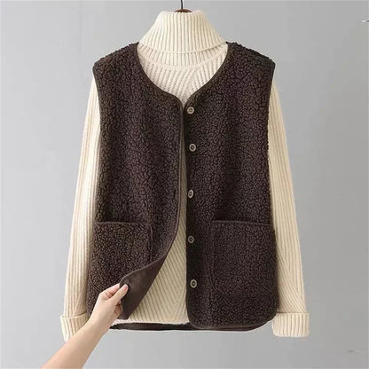 Rafaëlla – Gilet en laine élégant et polyvalent