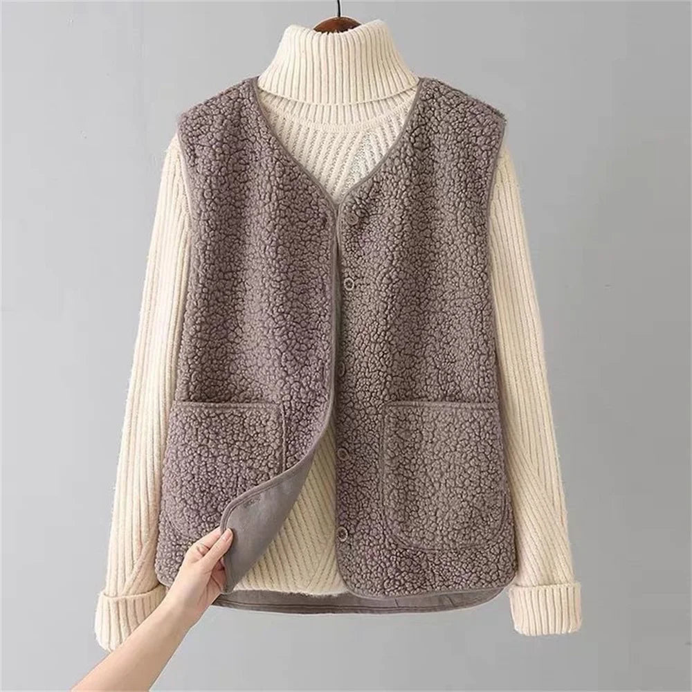 Rafaëlla – Gilet en laine élégant et polyvalent