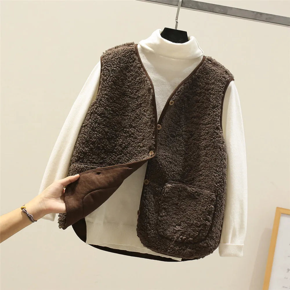 Rafaëlla – Gilet en laine élégant et polyvalent