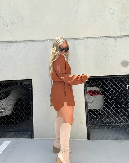 Ilona - Tendance Satin Jumpsuit Dress