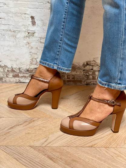 Évarine – Sandales à talons élégants et confortables avec bride T