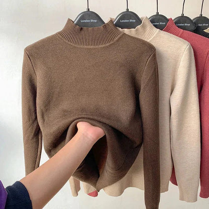 Dominique – Élégant et Chaud Pull en Polaire