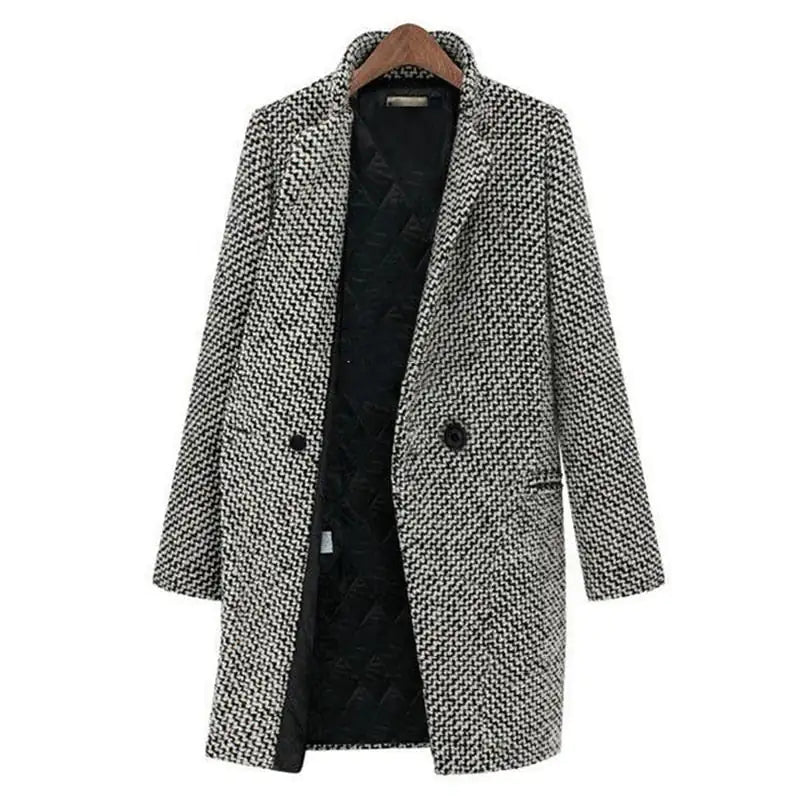 Clotilde - Élégant manteau en laine au style intemporel