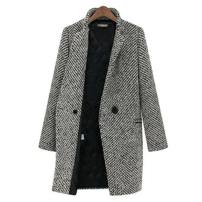 Clotilde - Élégant manteau en laine au style intemporel