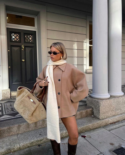Rachel - Manteau Oversize en Laine