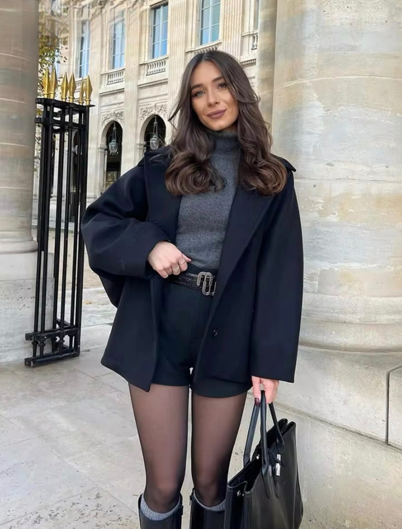 Rachel - Manteau Oversize en Laine