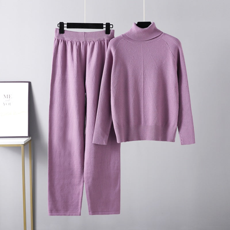 Vitoria™ | Ensemble Lounge en Tricot Torsadé à Deux Pièces
