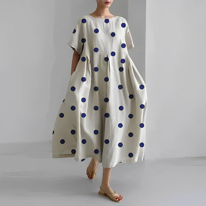 Mahault – Robe fluide bohème à motifs floraux